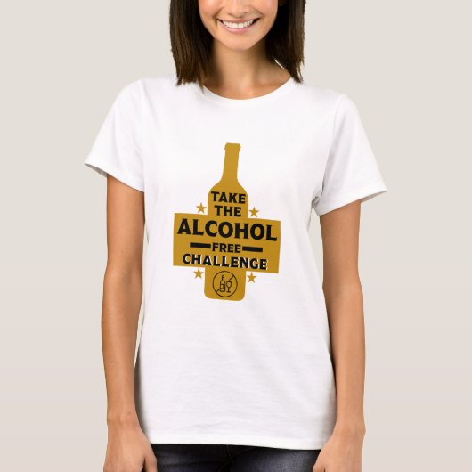 アルコール抜きで地味な Tシャツ (正面)