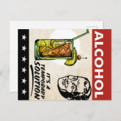 アルコール溶液マン 案内ポストカード (正面/裏面)