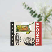 アルコール溶液マン 案内ポストカード (スタンド正面)