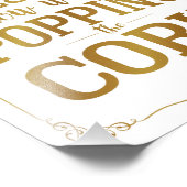 アルコール結婚の兆候ポップ・アートの、コルクが質問に飛び込んだ。 フォトプリント            (角)