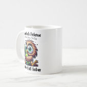 アルコール防衛フクロムグ コーヒーマグカップ (正面左)