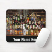 アルコール飲料のボトル マウスパッド (マウス)