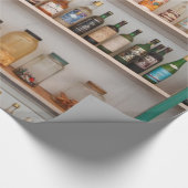 アルコール飲料のボトル ラッピングペーパー (角)