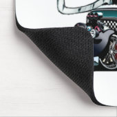 アルコール飲料のロゴを改造しました マウスパッド (コーナー)