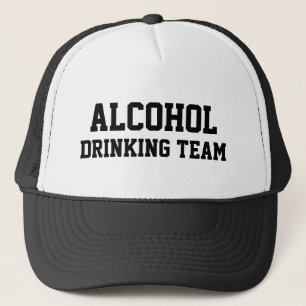 アルコール飲料チーム™トラック運転手ハット キャップ
