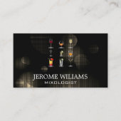 アルコール飲料 | ライト背景 名刺 (正面)