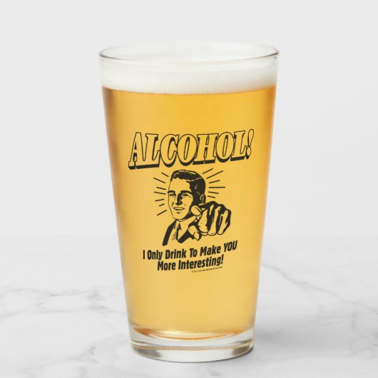 アルコール:もっと面白くする タンブラーグラス (ドリンク正面)