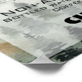 アルコール カクテル ドリンク バー 編集可能 ポスター (角)