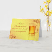 アルコール カード (黄色い花)