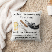 アルコール、タバコおよび火器 クッション (ブランケット)