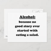 アルコール ポストカード (正面/裏面)