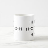 アルコール-化学式 コーヒーマグカップ (中央)