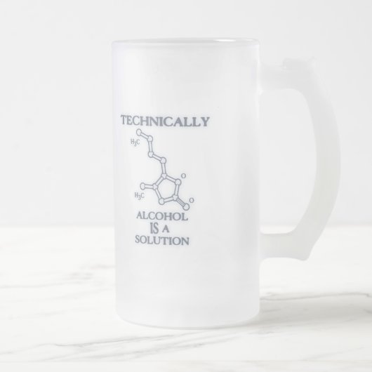 アルコール、解決 フロストグラスビールジョッキ (右)