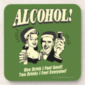 アルコール： 1杯お飲み感じよ コースター (正面)
