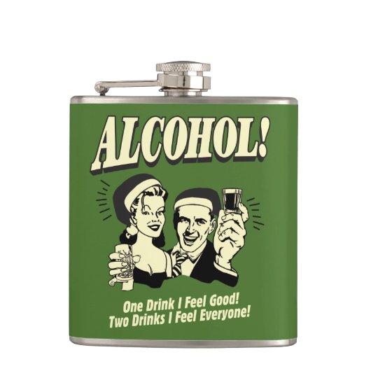 アルコール: 1杯お飲み感じよ フラスク (正面)