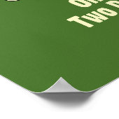 アルコール： 1杯お飲み感じよ ポスター (角)