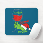アルコール&amp;しっぽ Drink Drank Drunk! 冗談クリス マウスパッド (マウス)