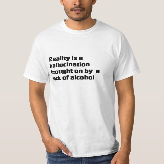 アルコールTシャツの引用文の白 Tシャツ (正面)