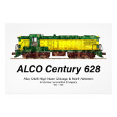 アルコC-628別名アルコセンチュリー628ディーゼル機関車 フォトプリント (正面)