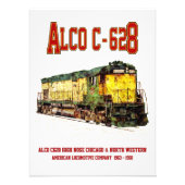 アルコC-628別名アルコセンチュリー628ディーゼル機関車 フォトプリント            (正面)