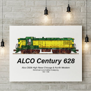 アルコC-628別名アルコセンチュリー628ディーゼル機関車 フォトプリント