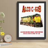アルコC-628別名アルコセンチュリー628ディーゼル機関車 フォトプリント           