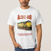 アルコC-628別名アルコセンチュリー628ディーゼル機関車 Tシャツ (正面)