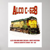 アルコC-628、アルコ・センチュリー628ディーゼル機関車としても知られる ポスター (正面)