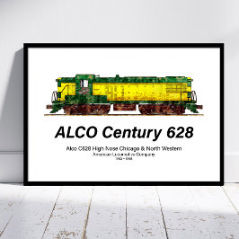 アルコC-628 ディーゼル機関車 アルコ センチュリー628 ポスター