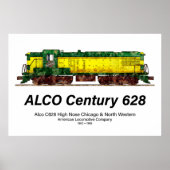 アルコC-628 ディーゼル機関車 アルコ センチュリー628 ポスター (正面)