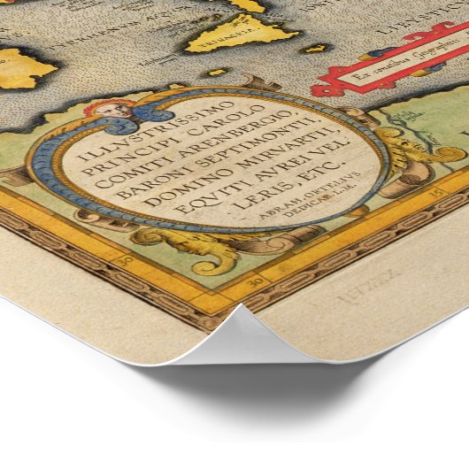 アルゴウズスの航海地図 ポスター (角)