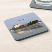 アルゴカナダセットの6懸命プラスチックのコースター コースター (左側)