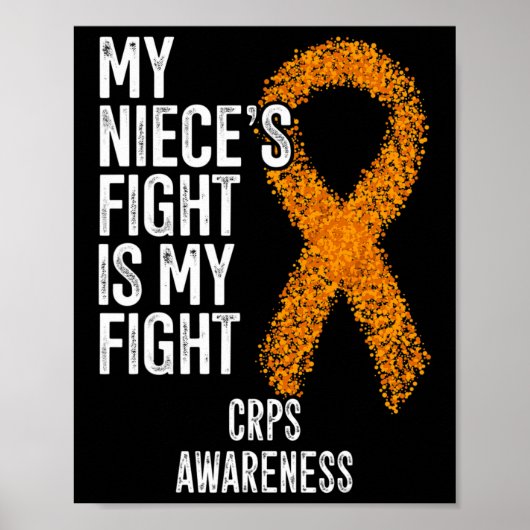アルゴジストロフィー私の姪の戦いは私の戦いCrps Aw ポスター (正面)