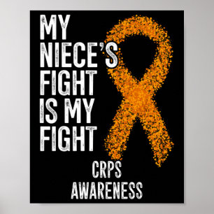 アルゴジストロフィー私の姪の戦いは私の戦いCRPS Aw ポスター