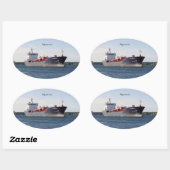 アルゴスコシアのステッカー 楕円形シール (シート)