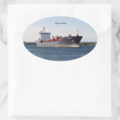 アルゴスコシアのステッカー 楕円形シール (バッグ)