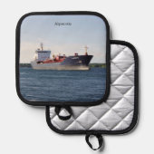 アルゴスコシアポットホルダー 鍋敷き (正面/裏面)