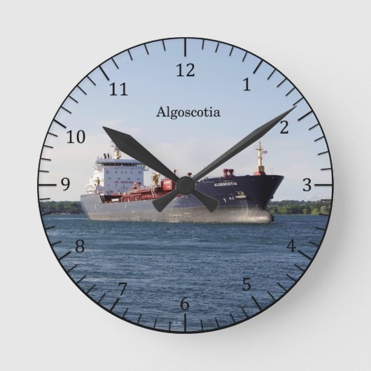 アルゴスコシア時計 ラウンド壁時計 (正面)