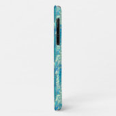 アルゴダオ・セミピクセラドnum mix de ciano e turquesa Case-Mate iPhoneケース (裏面/左)