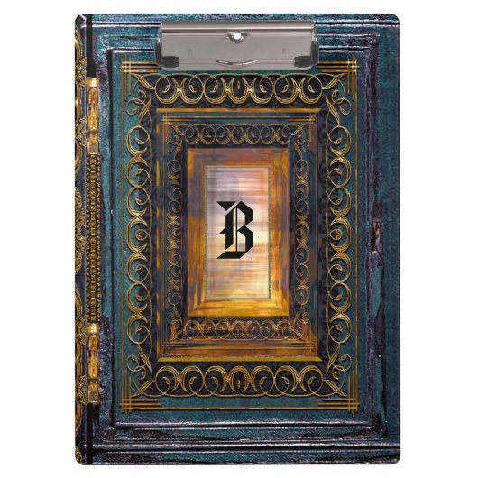 アルゴテックスエルキンオールドブックスタイルモクールノグラム クリップボード (正面)