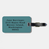 アルゴテックスエルキンオールドブックスタイルモノグラム ラゲッジタグ (裏面横)