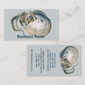 アルゴナウタスダイオウイイダコ, ビンテージ海洋生物動物 名刺 (正面/裏面)