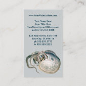 アルゴナウタスダイオウイイダコ, ビンテージ海洋生物動物 名刺 (裏面)