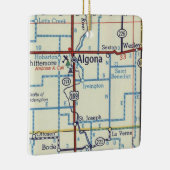 アルゴナIAヴィンテージマップ セラミックオーナメント (右)