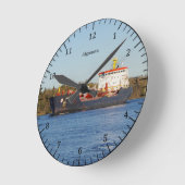 アルゴノバ時計 ラウンド壁時計 (傾斜)