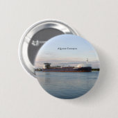 アルゴマのコンベアボタン 缶バッジ (正面&裏面)