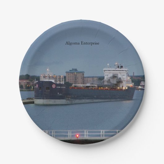 アルゴマエンタープライズ紙プレート ペーパープレート (正面)