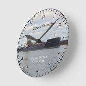 アルゴマオリンピック時計 ラウンド壁時計 (傾斜)