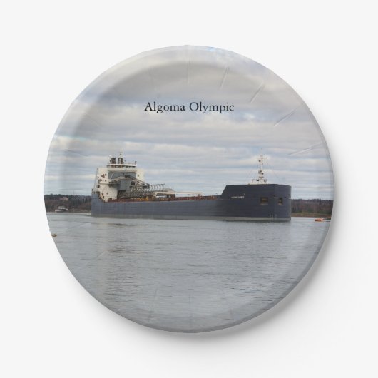 アルゴマオリンピック紙プレート ペーパープレート (正面)