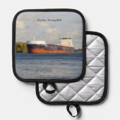 アルゴマストロングフィールドポットホルダー 鍋敷き (正面/裏面)